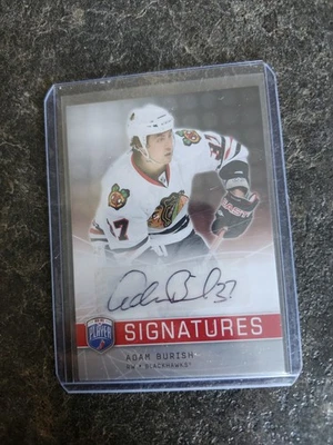 2008-09 Upper Deck Be A Player Signatures Adam Burish Card# S-AB - Image 1 of 2