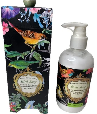 未拆封 Michel Design Works 鸟唱手身体乳液 8 盎司青柠茶和玉子盒 — 第 1/4 张图片