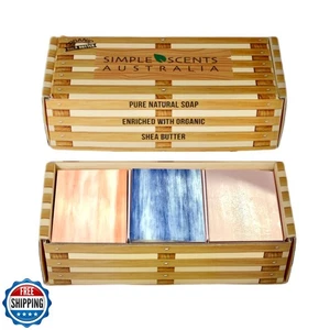 Simple Scents Australia Assorted 6 PCS Natural Soap Bars, Assorted Sweet Blos - Picture 1 of 5