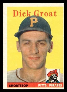 1958 Topps #45 Dick Groat - VG-VGEX *TedsCardShack* - Imagen 1 de 2