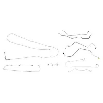 1972 雪佛兰 GMC 卡车 3/4 吨动力盘式制动线套件 4WD 长床 OE — 第 1/4 张图片