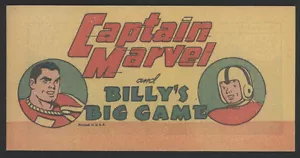 Captain Marvel und Billys großes Spiel, 1948, Vital - Bild 1 von 1