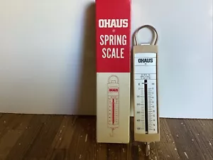 Vintage Ohaus 8075-1 Spring Scale 18 Oz 500 Gramm Made in USA Neu in OVP - Bild 1 von 3