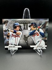Austin Riley Chipper Jones #d/250 Topps Update 2023 Time Spanning Tandems Black