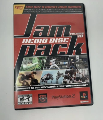 Jam Pack Demo Disc Volume 10 - PS2 Playstation 2- VERY GOOD - Image 1 of 4