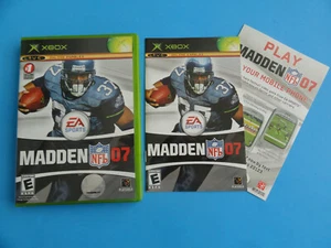 KEIN SPIEL - XBOX MADDEN NFL 07 EA SPORTS - NUR HÜLLE & HANDBUCH OHNE DISC - Bild 1 von 3