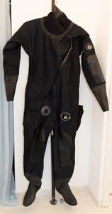Trockentauchanzug Hunter Pro Berufstaucher Crash-Neopren ungetaucht Gr MED - Bild 1 von 15