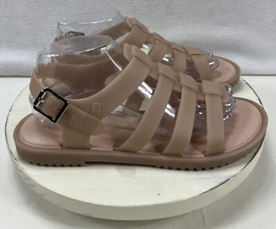 Sandalias Melissa Flox Gladiador Jelly Puntera Abierta Cordones Rosa Talla 10 Foto 1 de 4