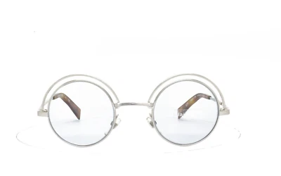 Oliver Peoples Alain Mikli Collaborated Eyeglasses Silver Round - Image 1 of 4