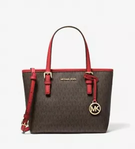 NWT Michael Kor Jet Set travel extra small logo top zip tote bag - Picture 1 of 5