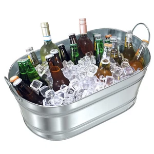 23 Liter Beer Beverage Tub Ice Bucket Champagne Storage Container For Bar Party - Picture 1 of 7