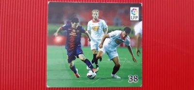 MINI STICKER CHEETOS 2012 2013 Barcelona Messi EN ACCIÓN MATUTANO MUY RARO - Imagen 1 de 2