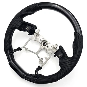 Volante negro piano deportivo REVESOL para Toyota Tacoma 14-23/21 Tundra NUEVO - Imagen 1 de 5