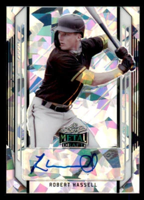 2020 Leaf Metal Draft Silver Mojo #BARH1 Robert Hassell (ref 235711) - Image 1 of 2