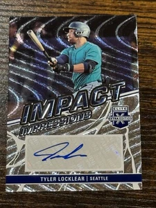 Tyler Locklear 2023 Elite Extra Edition Impact Impressions Auto Autograph II-TLK - Picture 1 of 1
