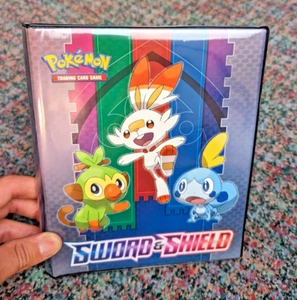 Pokemon Sword And Shield Six Page Jumbo Card Binder - Starters/Legendaries 6x8 - Picture 1 of 3