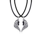 925 Sterling Silver Angel&Demon Wing Pendant Necklace Chain Magnet Attract Gift