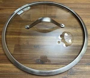Calphalon Glass Stainless Steel Replacement Lid Only 11 3/4ID. 12 1/2 OD 5QT Pan - Picture 1 of 6