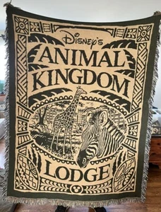 DISNEY ANIMAL KINGDOM LODGE GOBELIN GEWEBT ÜBERWURF Decke Wand - Bild 1 von 9