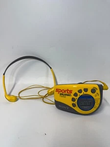 Radio FM/AM SRF-M78 Sony Sports Walkman con correa para muñeca y auriculares MDR-W14 funcionan - Imagen 1 de 9