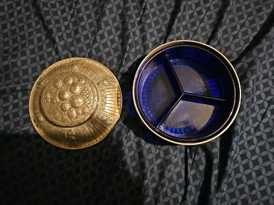 Antique Silverplate Divided Dish Very Ornate - Image 1 of 4