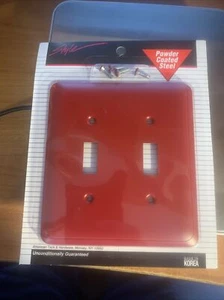 Placa de Pared Amertac 935TTR... Acero Recubierto de Polvo Rojo... Paquete de 3 Estuche TOTALMENTE NUEVO - Imagen 1 de 2