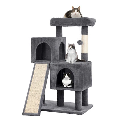 Cat Tree for Indoor Cats 36 Inches Cat Tower Multi-Level Indoor Cat Play Condo - Image 1 of 4