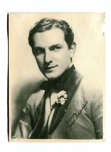 Vintage Early Movie Star Fan Photo JOSEPH SCHILDKRAUT  actor  printed signature  - Picture 1 of 2