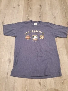 Vintage Single Stitch San Francisco T-shirt Volunteer Knit Apparel Large USA - Picture 1 of 14