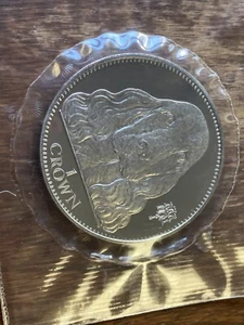 1 crown Gibraltar 1992 dog cocker spaniel - Picture 1 of 2