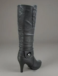 Top Moda Women’s Round Toe High Heel Boots - Picture 1 of 10