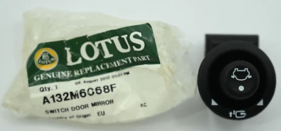 Genuíno OEM Lotus Evora Interruptor Porta Espelho Powerfold P/N A132M6068F - Imagem 1 de 2