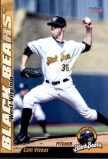 2016 West Virginia Black Bears Choice #32 Cam Vieaux Novi Michigan Baseball Card