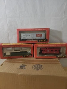 Vintage Lot Of 3 Tyco Ho Train Trains W/ Boxes General 1860 Series  - Picture 1 of 5