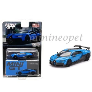 MINI GT BUGATTI CHIRON 1/64 MODELO DIECAST COCHE PURO DEPORTIVO AZUL MGT00379 - Imagen 1 de 1