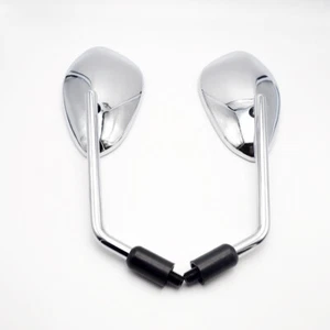 MotorcycleModified M10Ortho Mirror Convex RetroLarge Field of View MirrorsSilver - Picture 1 of 7