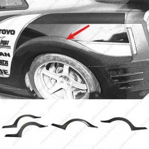 For Nissan GTR R35 08-16 Rear Fender Flares Mudguards Addon Carbon Fiber - Picture 1 of 7