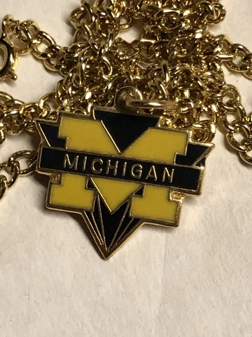 Michigan Wolverines Logo 18" Necklace by Peter David Cover