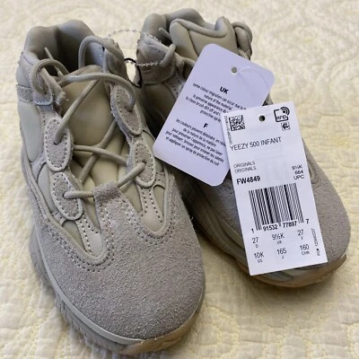 NWT Adidas Yeezy 500 Blush INFANT Sz 10K FW4849 (NO BOX) - Image 1 of 4