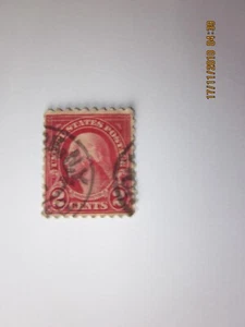 A rare 1908 2 red cent USA George Washington stamp - Picture 1 of 2