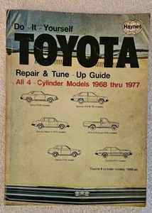 Haynes Repair Manual Toyota 1968 to 1977 Celica, Corona, Hi-Lux, Corolla - Picture 1 of 5