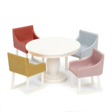 Eßzimmer Lundby Tisch Stühle farbig Lundby Basic