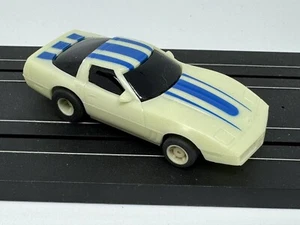 VTG - TYCO Magnum 440x2 Glo-Blue Corvette w / Stripes HO Slot Car - MIPB - Picture 1 of 3
