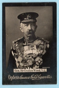 Cigarette card Ogden's Guinea Gold General Sir Evelyn Wood won Victoria Cross VC - Picture 1 of 1