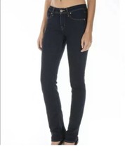 fidelity denim Woman's Sz 26w30L Stevie Viper Rinse Straight Leg Dark Wash Jeans