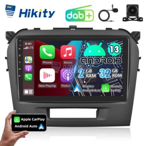 Autoradio DAB+ 2+32GB 9" Android 15 CarPlay GPS NAVI per Suzuki Vitara 2015-2024 - Foto 1 di 16