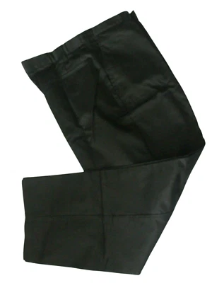 NEW Blk Fast Food Crew Pants Uniform KFC + More Stretch Waist - Choose 28 30 48 - Image 1 of 4