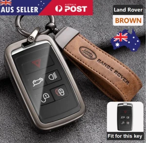 Leather Land Rover car key cover Range Rover Sport Discovery Defender - Picture 1 of 9