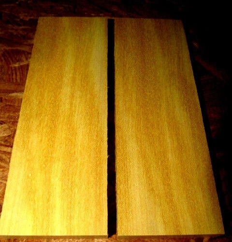 GREEN VALLEY WOOD PRODUCTS TEN (10) PIECES SANDED OSAGE ORANGE THIN WOOD LUMBER 12" X 3" X 1/4"
