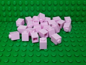 ** LOTE DE 25 QUILATES ** Lego NUEVO Rosa Brillante 1 x 1 Ladrillos Estándar Lote de 25 - Imagen 1 de 1